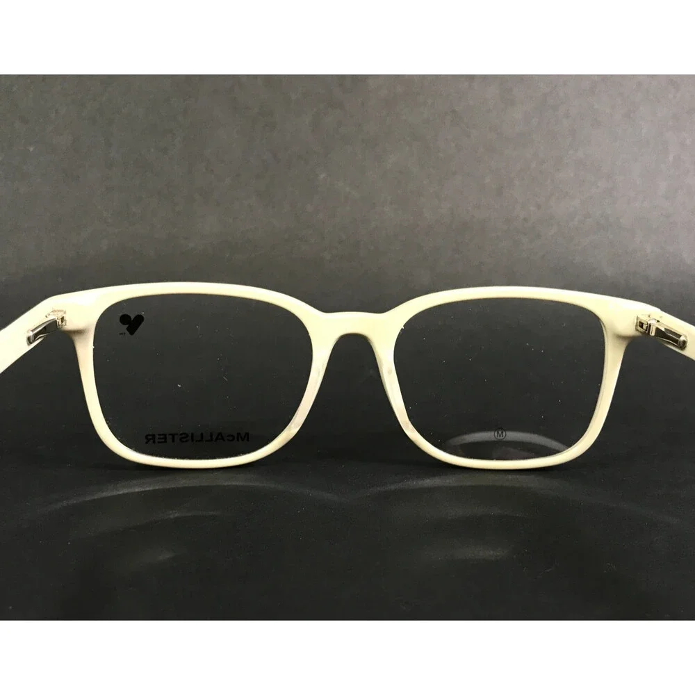 McAllister Eyeglasses Frames MC4522 160 IVORY TORTOISE Square Full Rim 52-18-140 - Picture 7 of 11